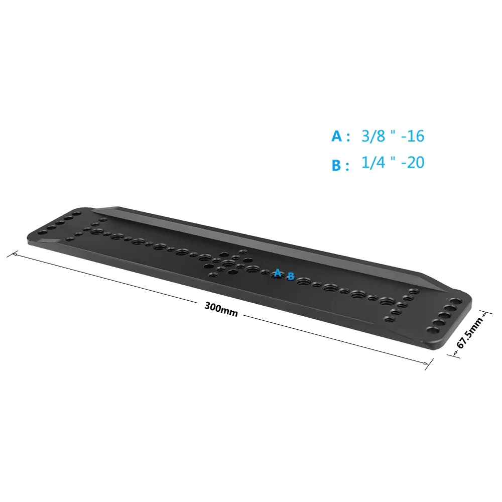 SZRIG placa base estándar de liberación rápida, puente de cola de milano ARRI, placa de cola de milano deslizante para cámara DSLR, videocámara, hombro Moun