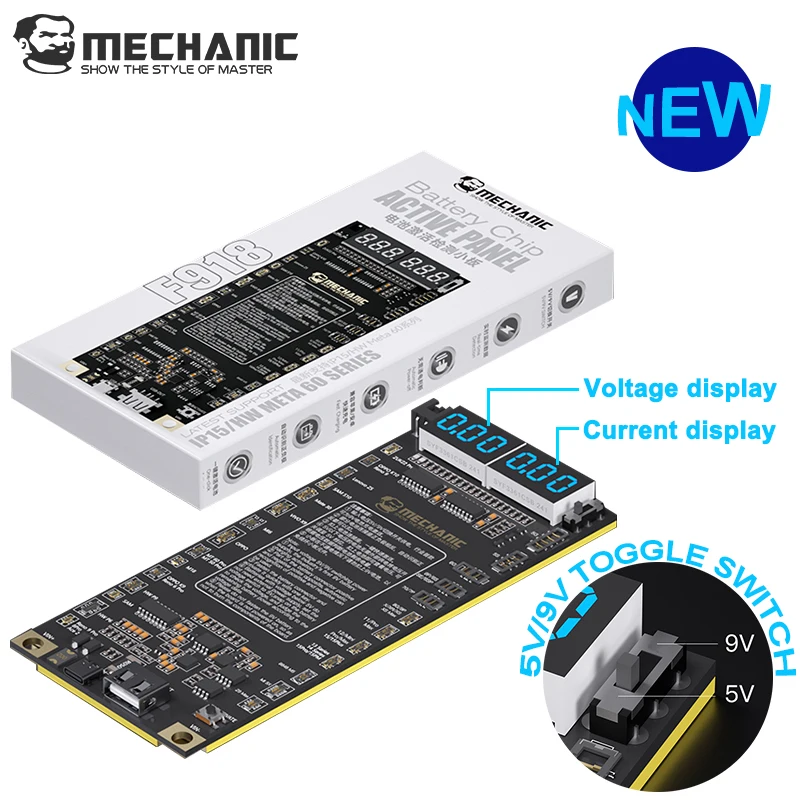 

Плата активации аккумулятора MECHANIC F918 для iPhone 5G-15 Pro Max HuaWei Android, тестер активации активации аккумулятора в один клик