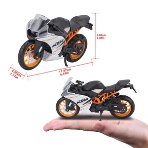 Maiisto-Kawasaki Ninja H2R KTM RC 390 YZF-R1 Naked V4 S Yamaha MT-07 2018 Motorcycle Model, Gift Toy Collection, 1:18 8 MAIN SALES CHILD MOTO - №8