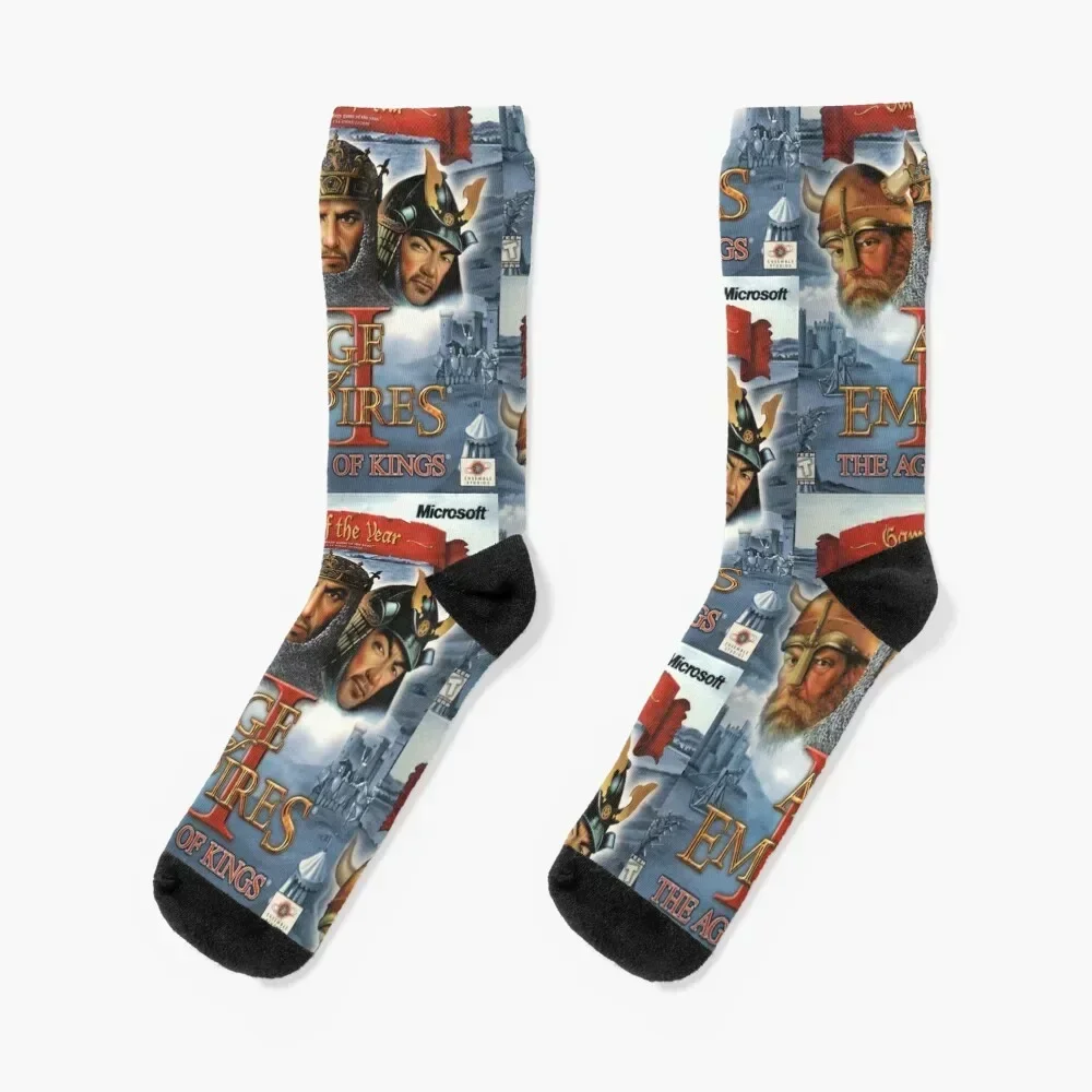 Age of Empires II Box Art Socks valentine gift ideas cute floor Socks Men Women's