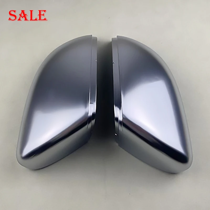 Fit For VW Golf VI 2009-2013 GTI 6 Side Wing Mirror Covers MK6 GTD GTE R20 Satin CAPS GTD Replace 2 pcsMatte Chrome