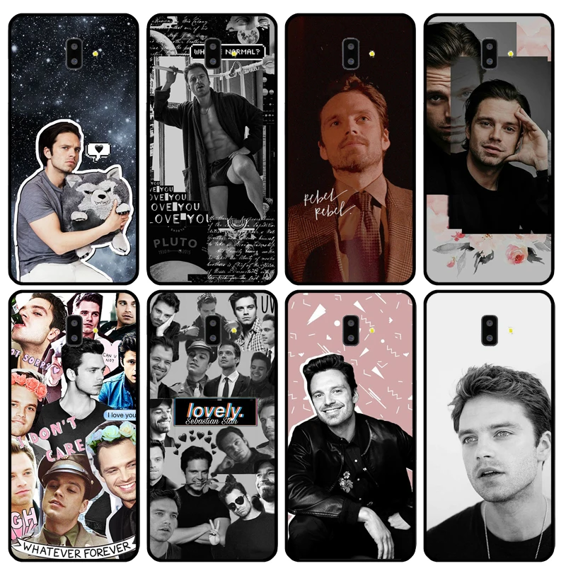 Sebastian Stan Phone Case For Samsung Galaxy J7 J3 J5 2017 A3 A5 2016 A9 J4 J6 J8 A6 A8 Plus 2018 Cover