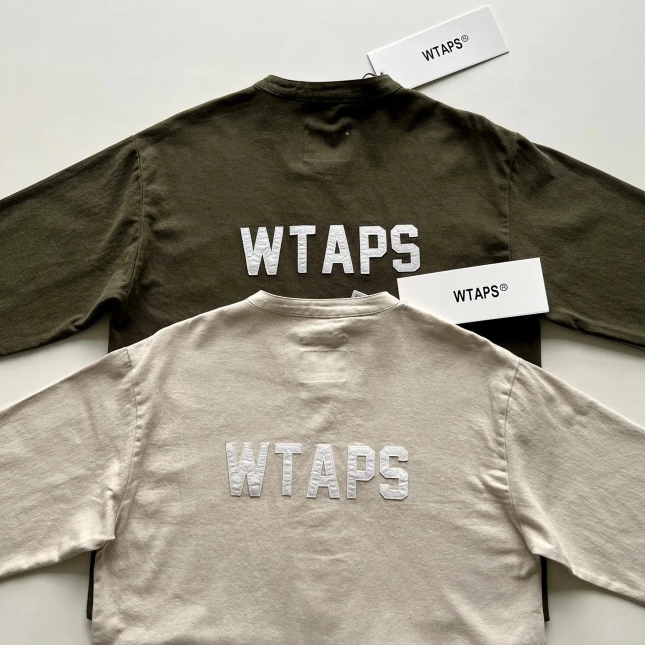 WTAPS CBW 01 Chemise en satin pour homme, collection 26SS, manches longues brodées, coupe décontractée, style streetwear japonais