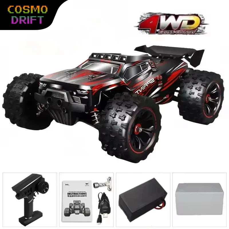 Tengsu Brushless RC Car 4WD High Speed Off-Road Racing Drift Vehicle Rechargeable Electric Remote Control Truck for Adults Toy