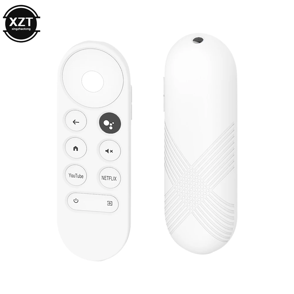 Non-slip Soft Silicone Case For Chromecast Remote Control Protective Cover Shell for Google TV 2020 Voice Remote Control