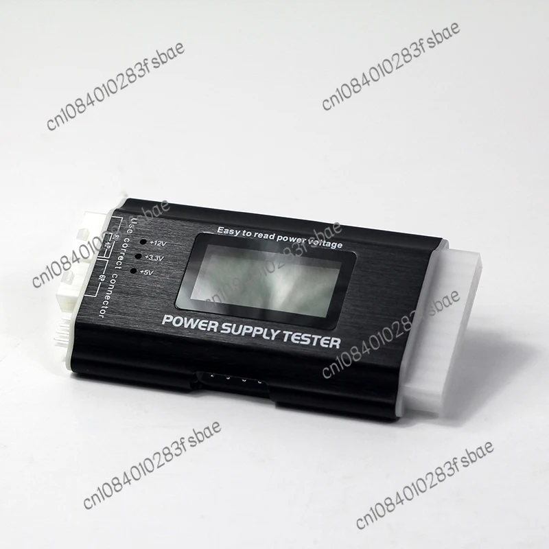 ATX Power Tester Desktop Computer Power Detector Fault Diagnosis All Aluminum LCD Display