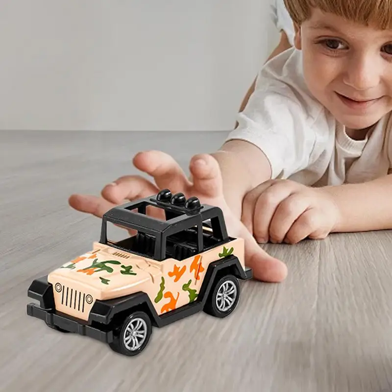 Pull Back Toy Car Powerful Pullback Mechanism Small Pull Back Car Off Road Pullback Vehicle For Better Traction Toys Kids Gifts