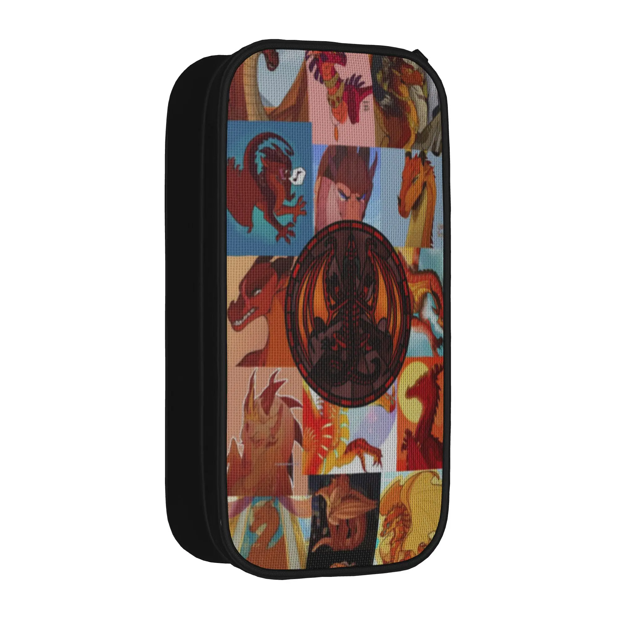 Wing Of Fire dragon Merch Pen Box Large Capacity School Accessories  Pencil Bag Suprise Gift