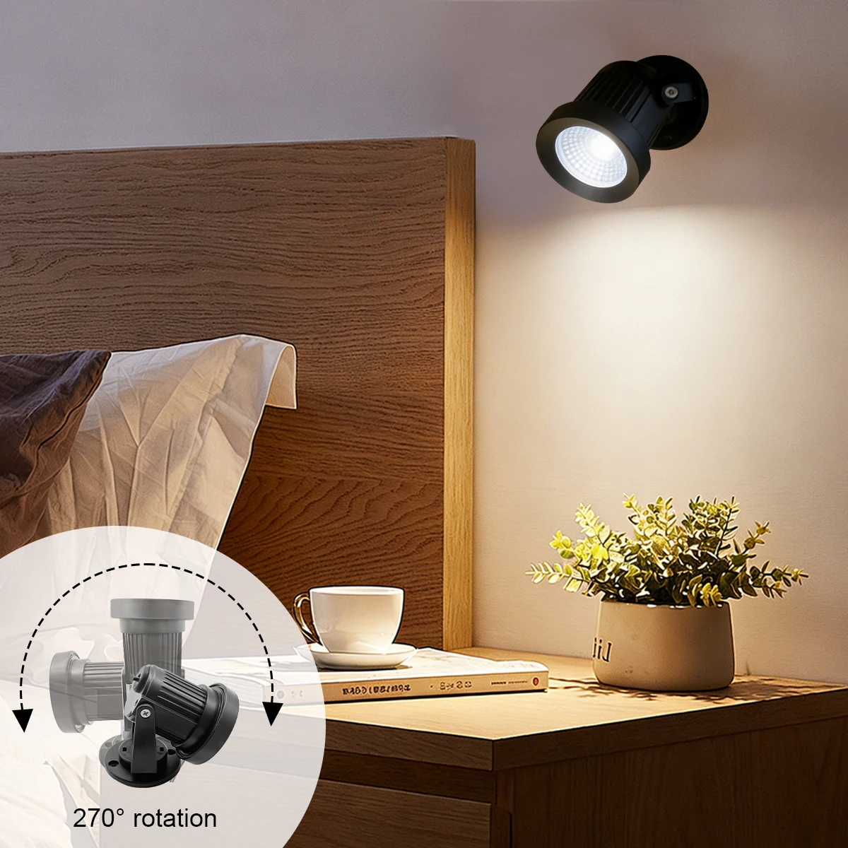 LED Spotlights, Plant Landscape Lights, Cabinet Porch Bedroom Spotlights, Study, Living Room, Bedroom Wall Lights