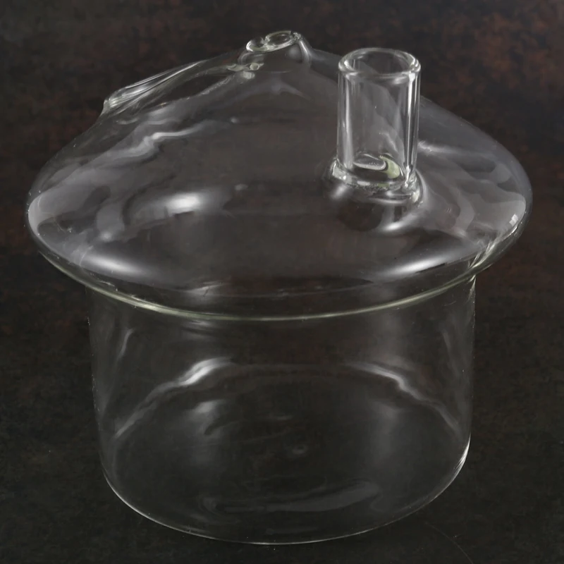 Maceta de cristal colgante en forma de seta, jarrón Rumble para pecera, contenedor de terrario, decoración del jardín del hogar