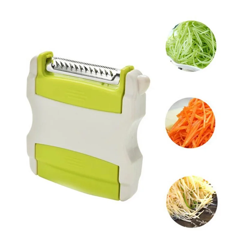 1PCS Retractable Portable Vegetable Peeler, 2-Way Swivel Fruit Peeler Ergonomic Kitchen Peeler for Peeling Carrot Apple Cucumber