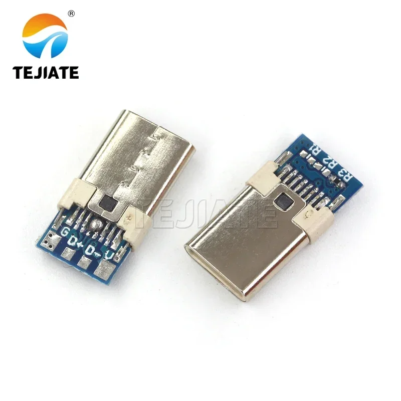 5 قطعة Type-c أنثى المقبس الإدراج المباشر SMT المقبس USB-3.1 6P16P 4-pin عالية الوضوح واجهة نقل شحن سريع