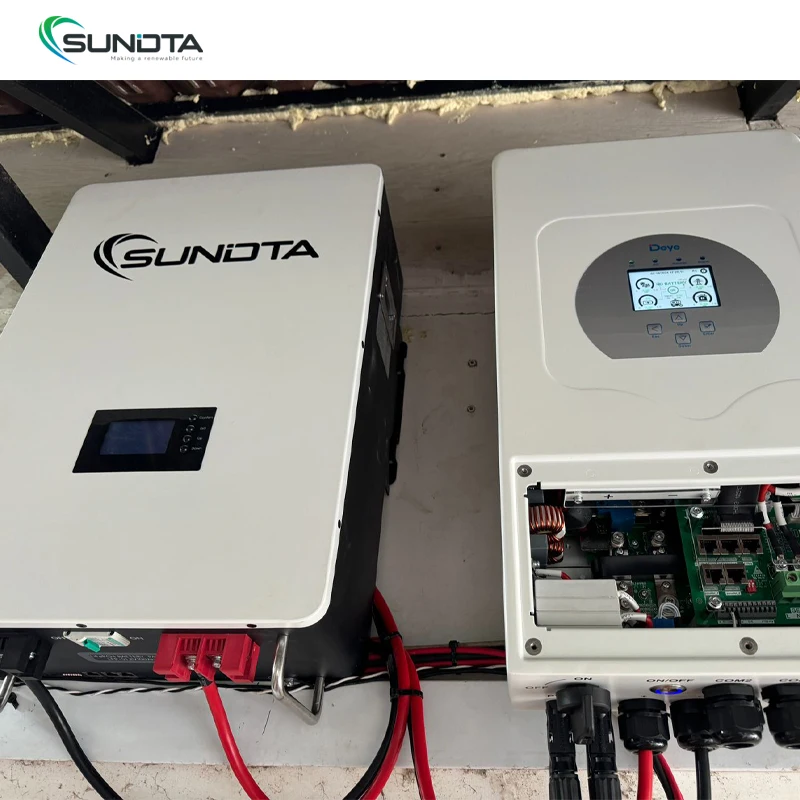 Hybrid 15kWh Inverter System 300Ah Lithium Iron Lifepo4 Battery Split Stackable CAN Communication Home Use MPPT 8-25kW