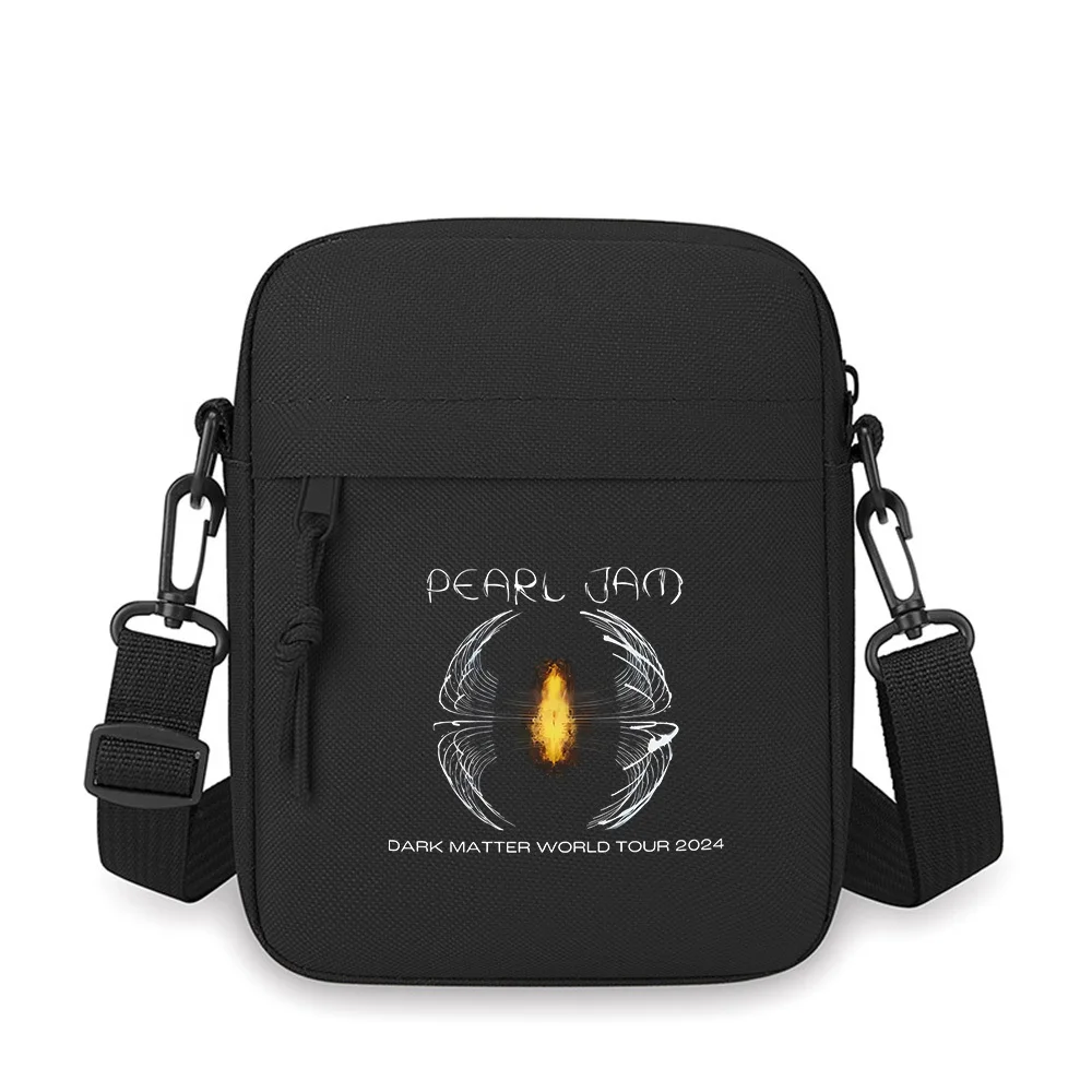 

Pearl Jam,fiery spiral,dark matter tour Men Crossbody Bag Single Shoulder Women Cartoon Anime Film Printing Design Unisex