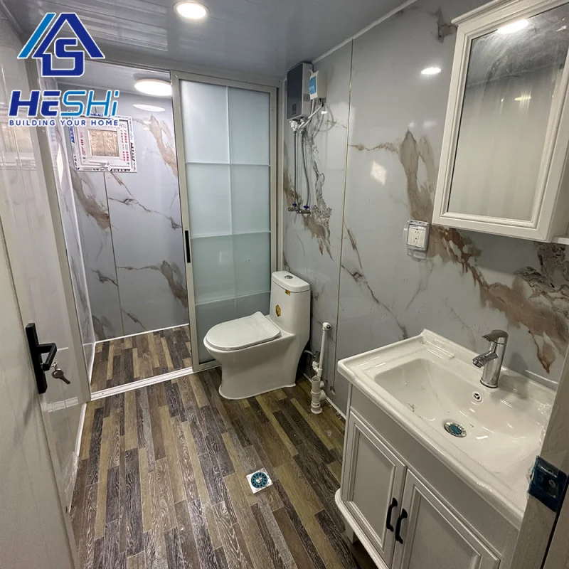 Maison Mobile Portable préfabriquée de haute qualité, 3 chambres à coucher, salon préfabriqué, 20 pieds, 40 pieds, conteneur extensible