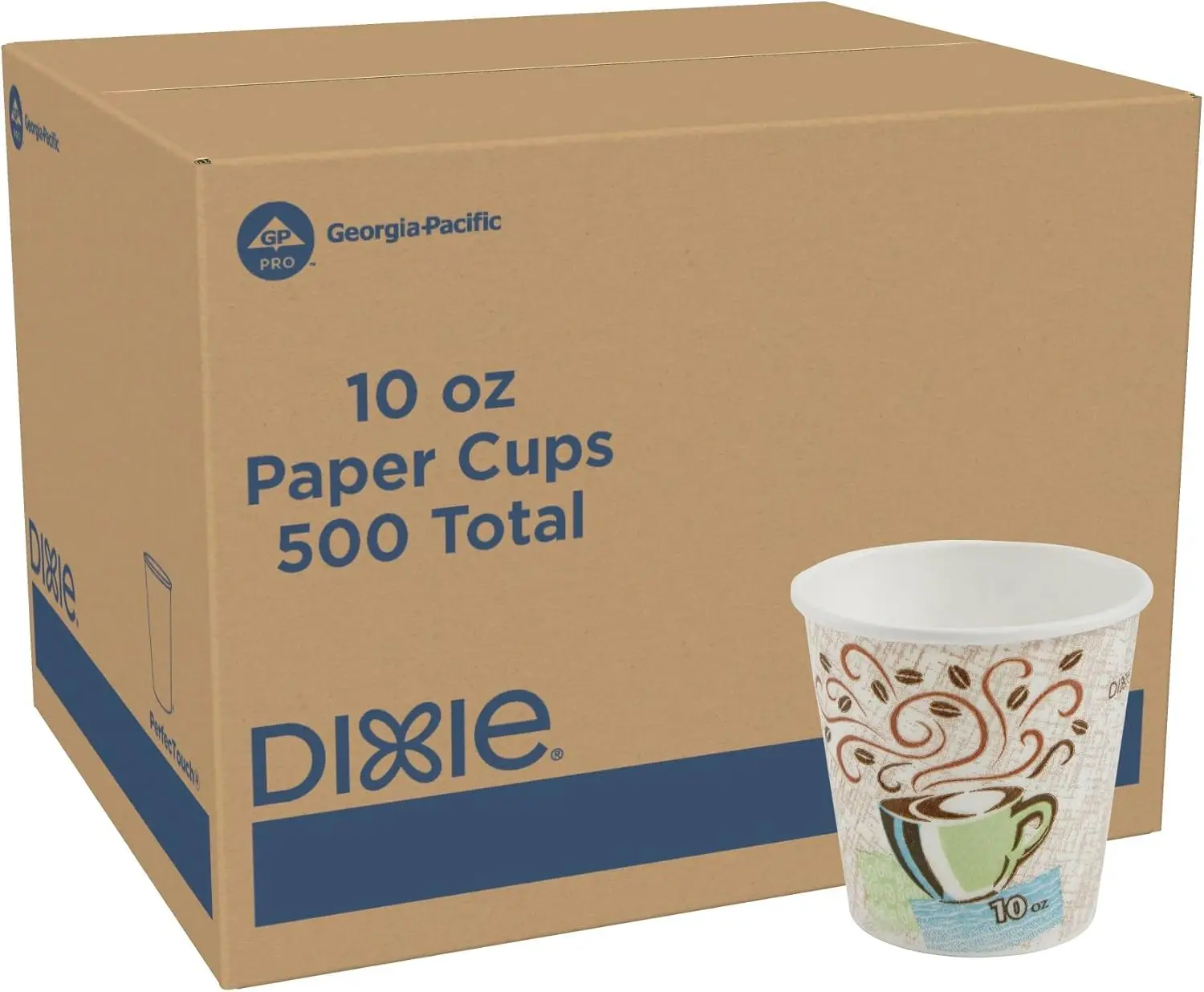 

5310DX Hot Cups, Paper, 10oz, Coffee Dreams Design (Case of 500)