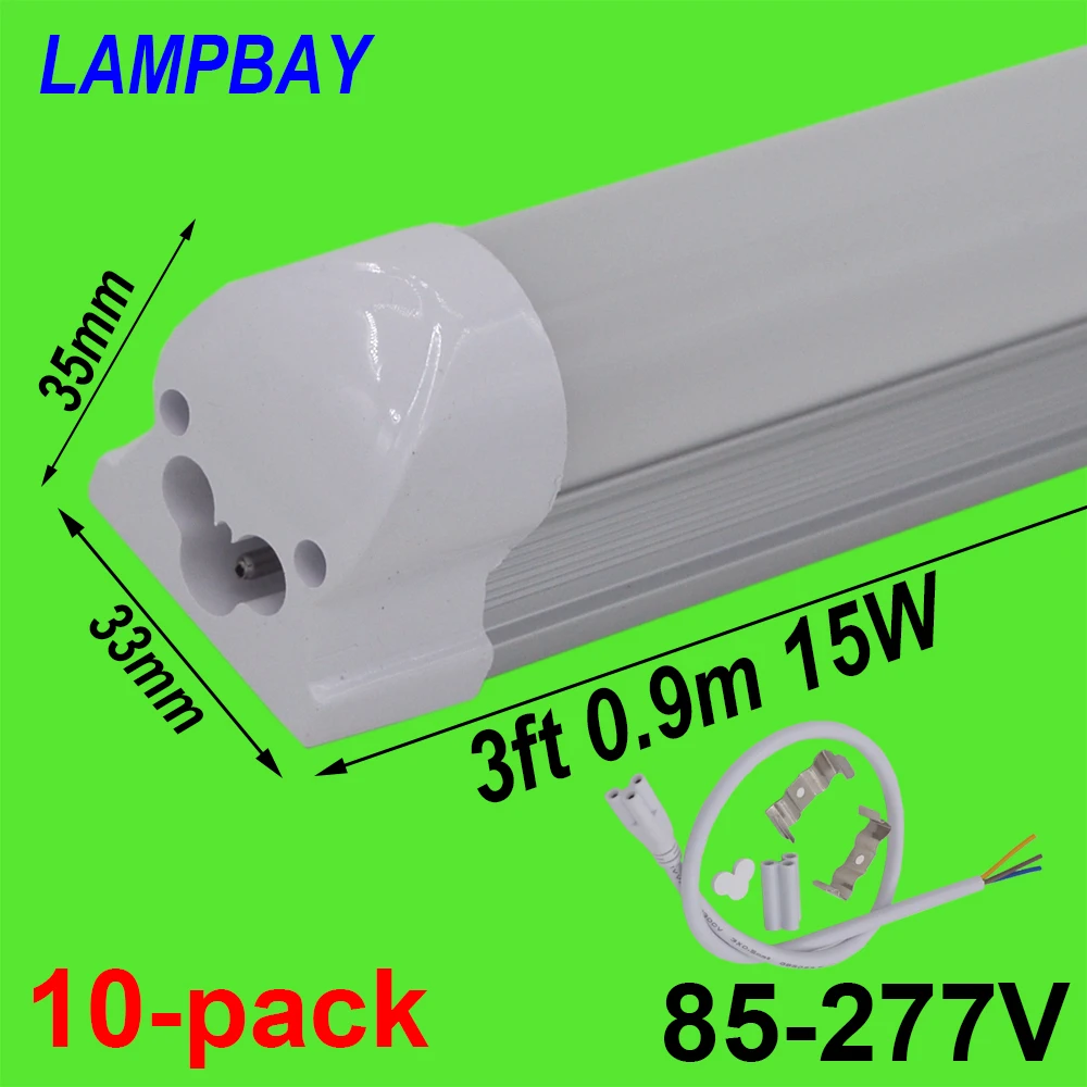 T8 Integrated Tube Light 3ft 0.9m 15W 1700LM 36