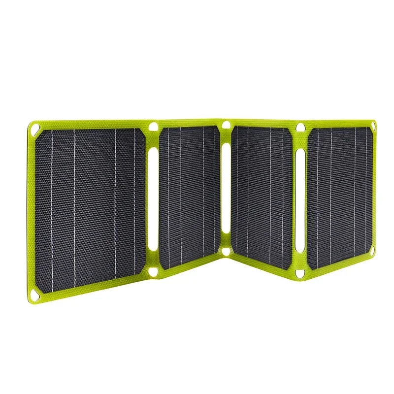 Outdoor 100W Portable Solar Panel 5V 9V 12V Foldable Solar Cell Phone Charger PD+USB For Camping Travel Fishing Power Station