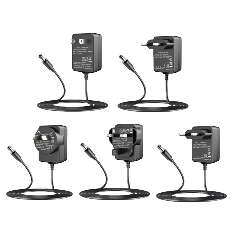 yunyun Guitar Power Source Charging Adapter Plugs for Effect Pedal 9V1A Guitar Pedal Power Supply Adapter Power Adapter