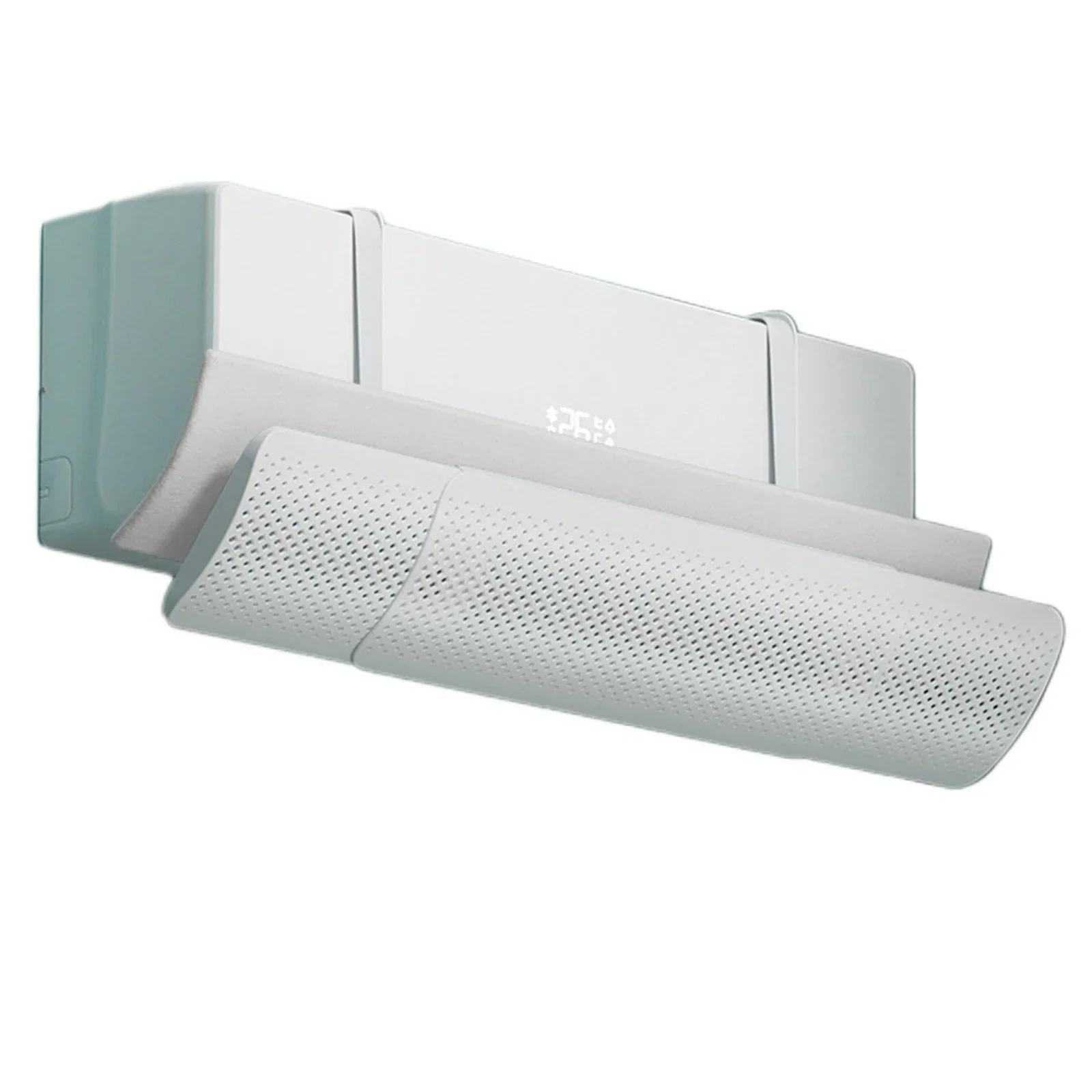 Wall Mounted Air Conditioner Deflector Adjustable Length Anti Direct Blowing Easy Installation Universally Compatible