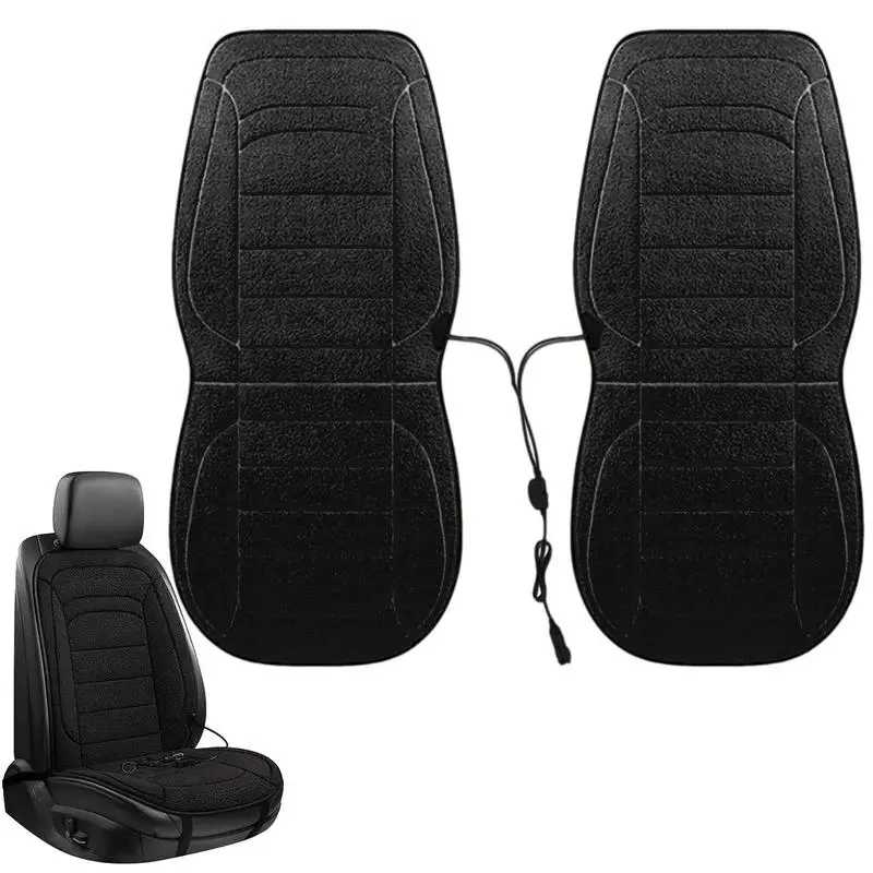 Heated Car Seat Cover Car Heating Cushion Winter Heated Seats Car Seat Warmer 12V Seat Cushion For Back And Seat