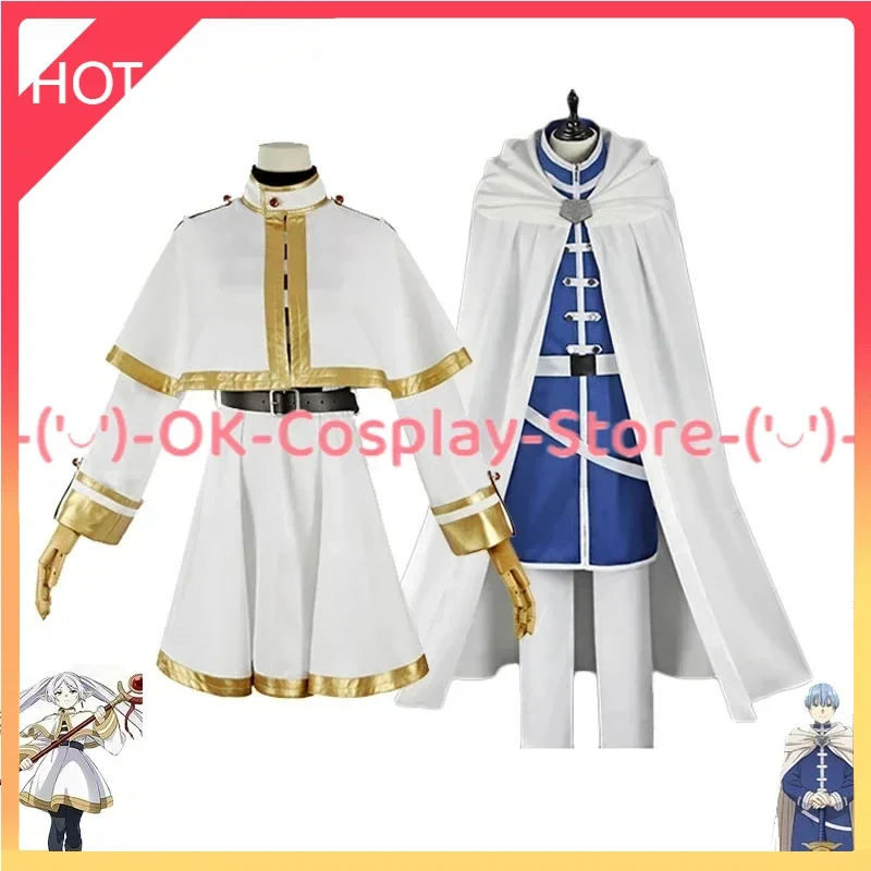 

[Custom Made] Anime Frieren at the Funeral Frieren Himmel Cosplay Costumes Fancy Party Suit Halloween Carnival Uniforms