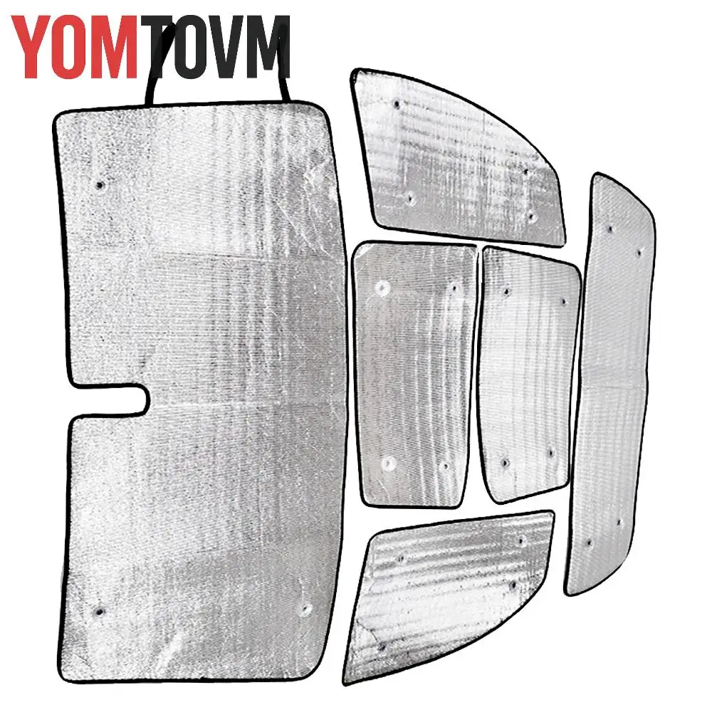 

6pc Car Windshield Sunshade Rear Front Window Blocks For Toyota Tundra 2014-2021