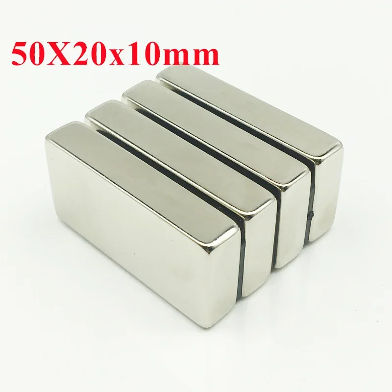 

18Pcs 50x20x10 Neodymium Magnet 50mm x 20mm x 10mm N35 NdFeB Block Super Powerful Permanent Magnetic Imanes 50*20*10