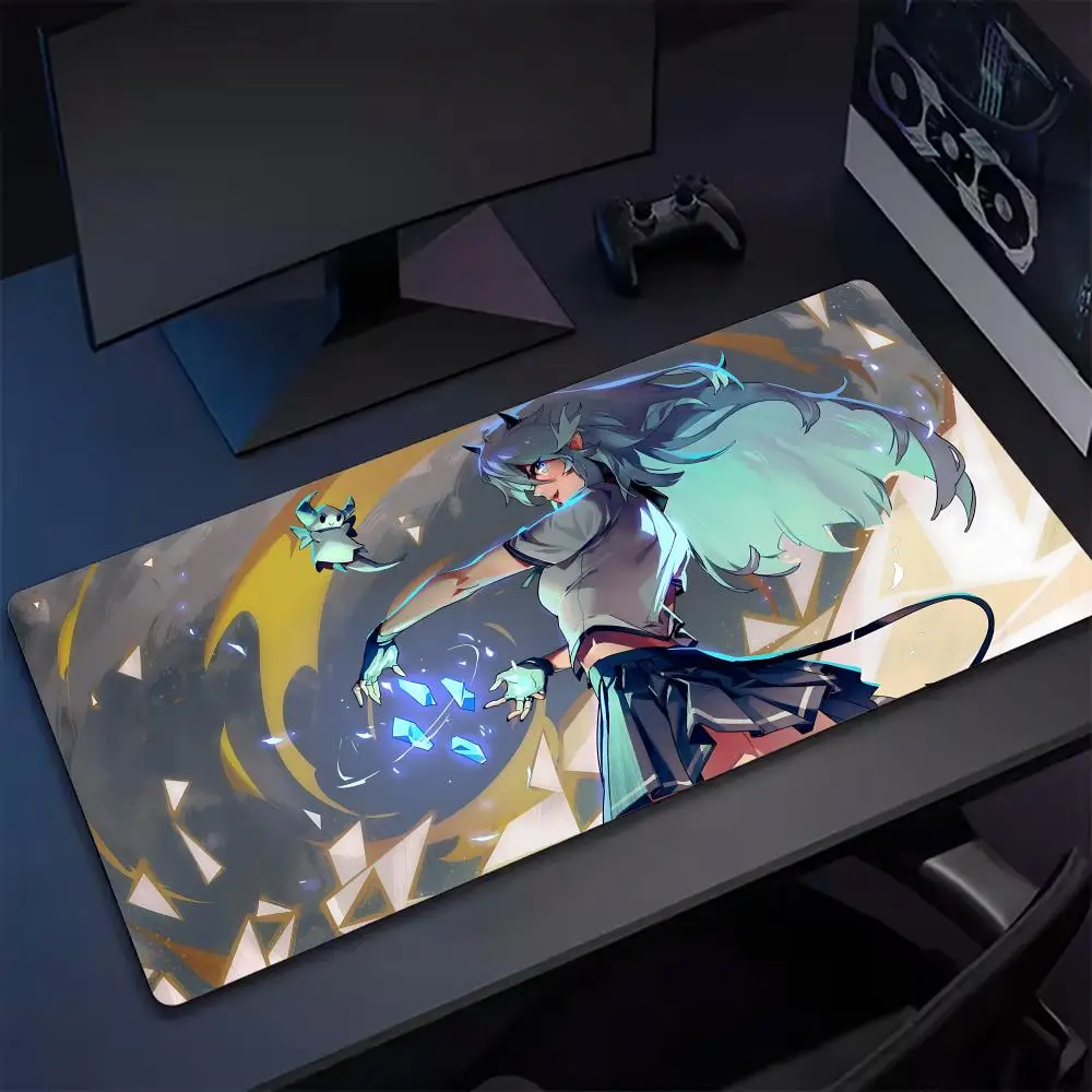 

Коврик для мыши S-Smite Gamer Tapetes de Mesa Teclado, Borracha Kawai, Tapete de Mesa Antiderrapante, XXL90x40 см