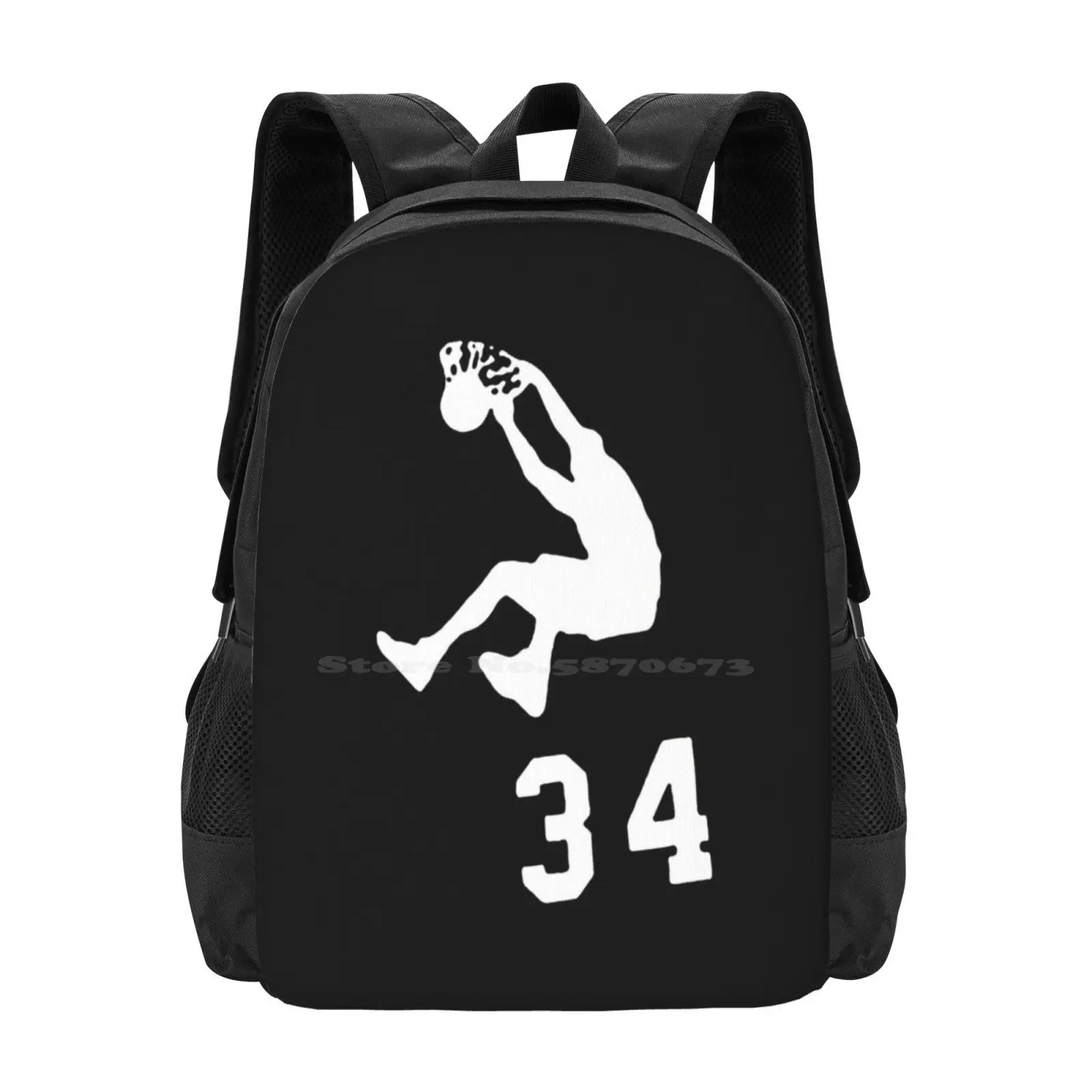 Mochilas a prueba de Shaq para niñas adolescentes escolares, a prueba de bolsas de viaje Shaq, baloncesto 34, 2020, 80 Allen Iverson, andre-iguodala Bball