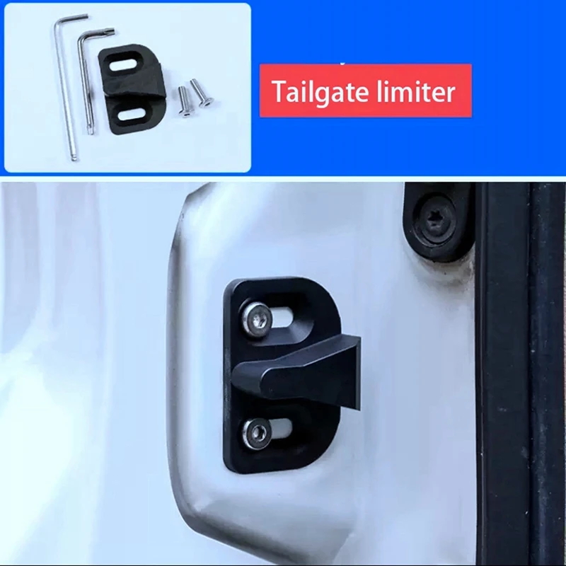 8X Modification Tailgate Protection Limiting Stopper Solve Abnormal Noise Door Lock Buckle For Toyota Prado RAV4 03-21