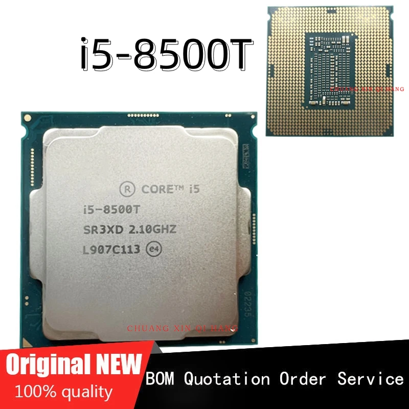 

Used for I5 8500T i5-8500T 2.1GHz with six-core six-threaded CPU Processor 9M 35W Original