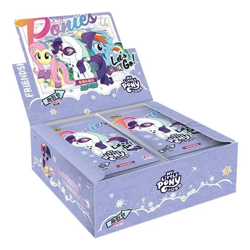 NIEUWE KAYOU My Little Pony Kaarten Engels Goede Maanlicht Sterren Leuke Schaduw Cadeaudoos serie Schattige Anime Verzamelkaarten Speelgoed Cadeaus