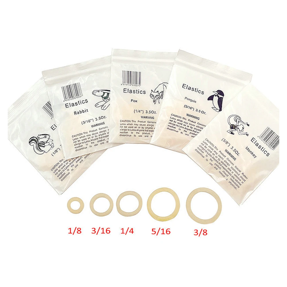 1000pcs  Dental Orthodontic Rubber Band Ligation Ring Elastics Latex Braces Animal Traction Rings Dentistry Product Tools