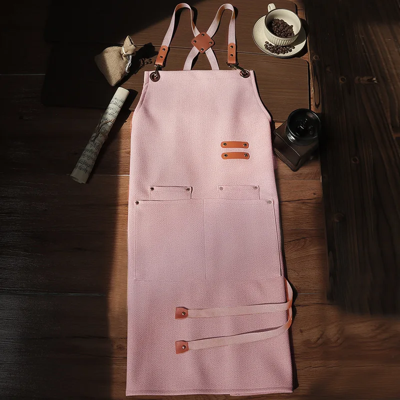 

Anti Static Apron For Home Kitchen Restaurant Staff With Personalized Logo Option