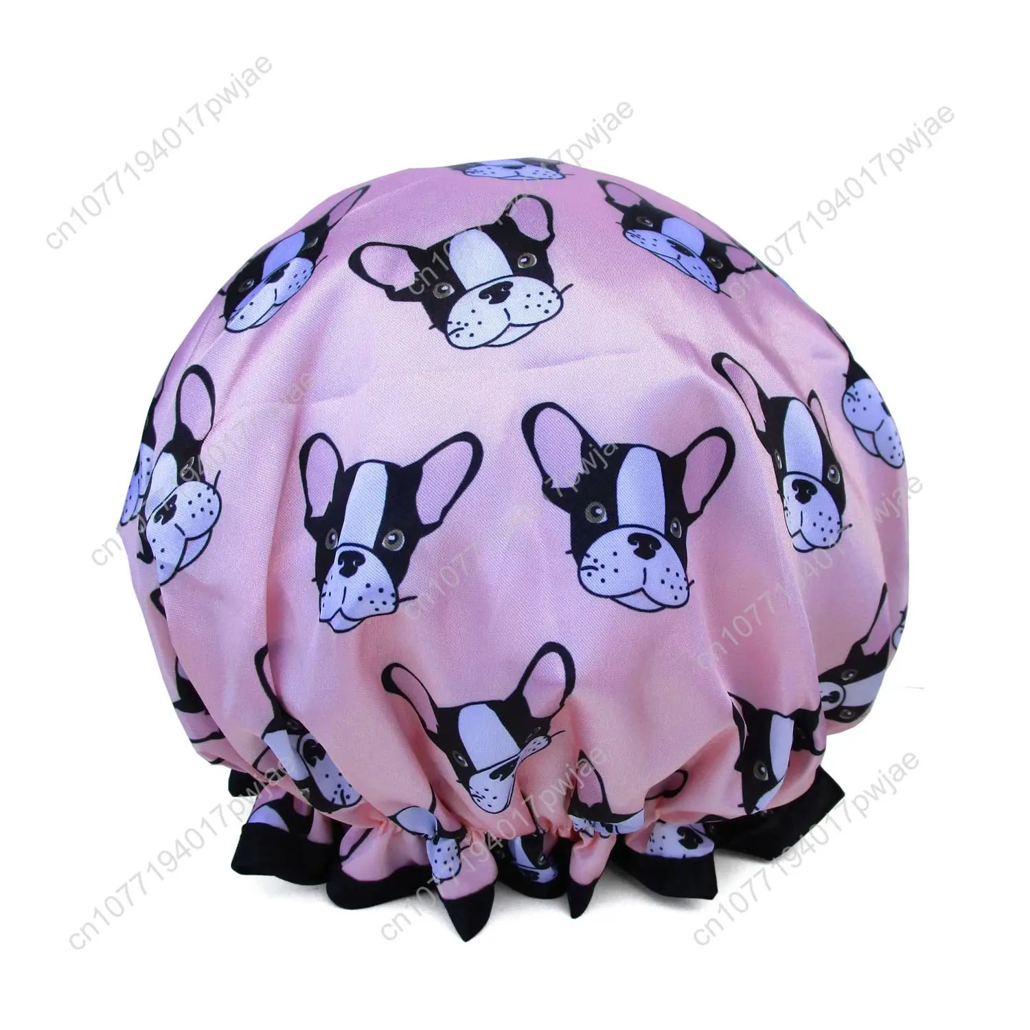 

Shower Cap for Women Long Hair,Reusable Double Layer Waterproof Shower Hat for Girls Hair Caps for Shower(Dog)