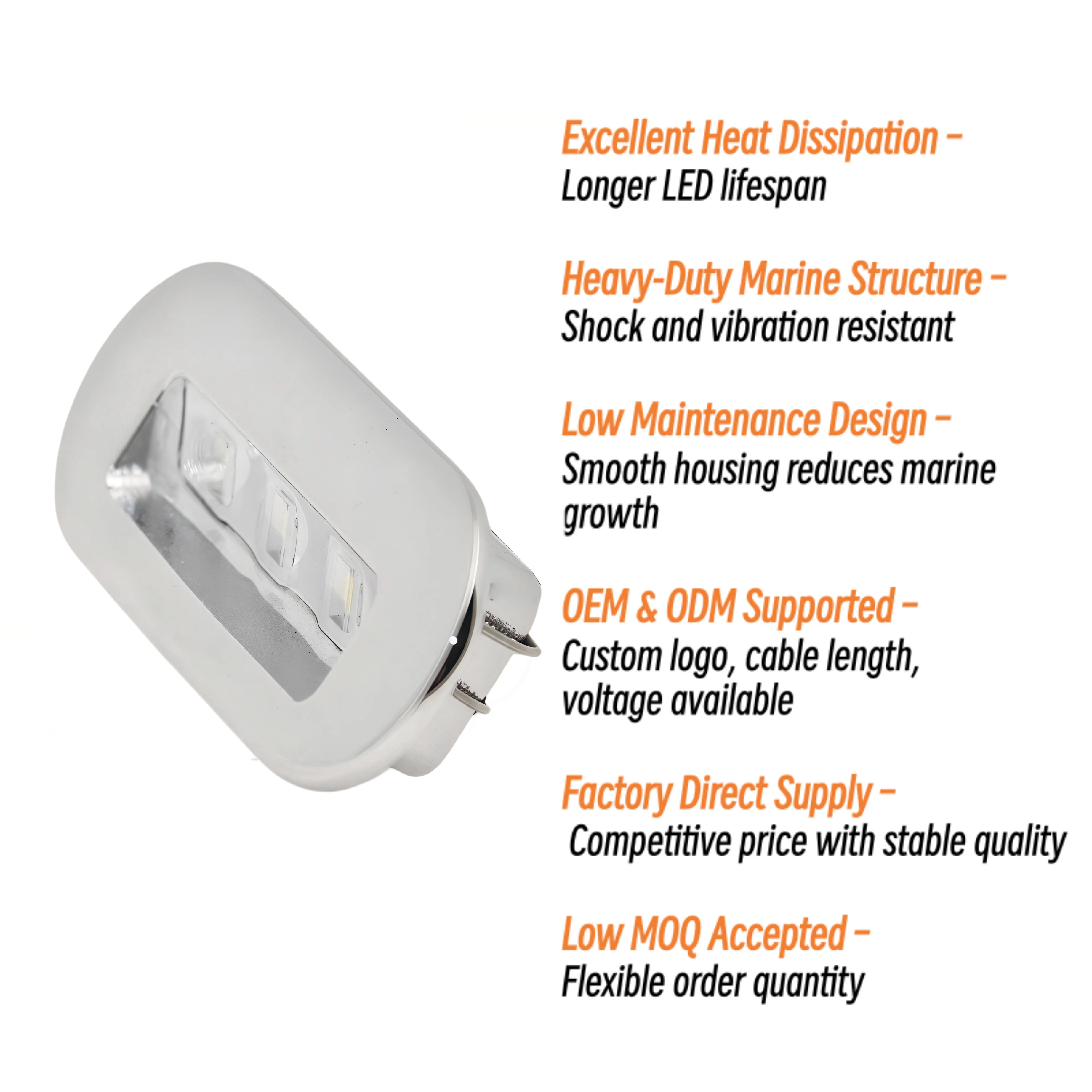 3W LED-Einstiegsleuchte 12V 24 – Deck Step Light Bewertung und Preis