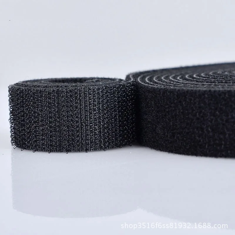 1\'\'/25mm Hook And Loop Fastener Tape NO Self Adhesive Fastener The Hooks Sewing Accessories DIY Craft No Glue 1M/24M