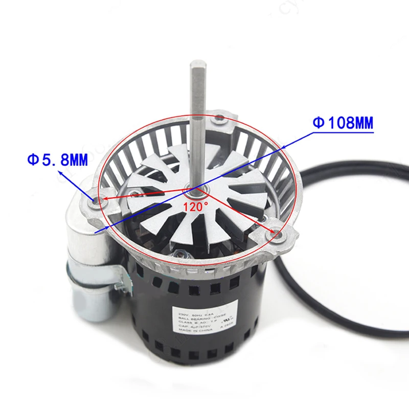 

90W Long Axis Motor Thermal Cycle High Temperature Resistant Oven Reflow Soldering Furnace Boiler Drying Oven Fan