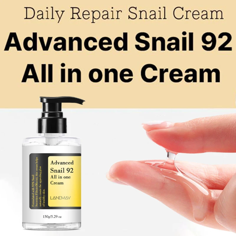 Snail Essence Cream Gel Essence Long-lasting Moisturizing Nourishing Gentle Firming Skin Repair Delicate Smooth