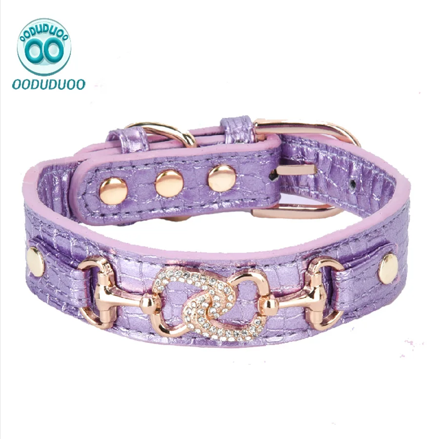 

OODUDUOO Dog Collar Adjustable Colorful Cute Sweet Princess Style Small Medium Pet French Bulldog Puppy Chihuahua Papillon Toy