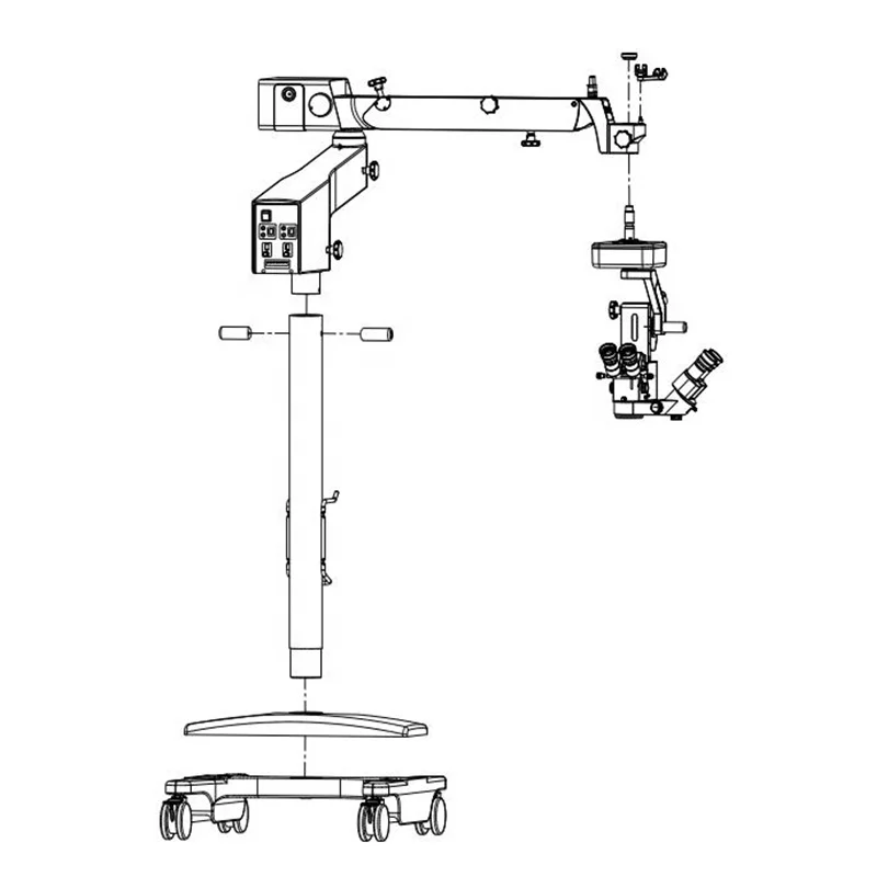 YZ20T9 China supplier ophthalmic surgical operation microscope