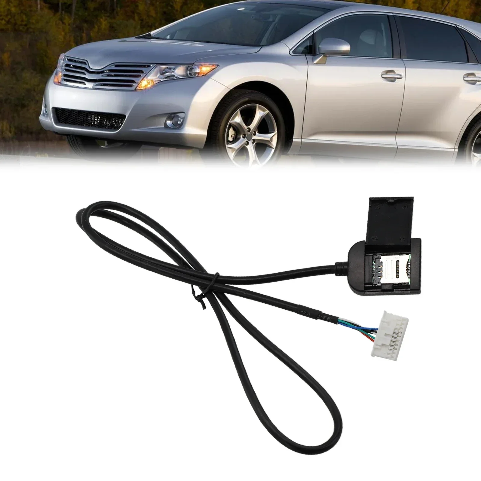 

Sim Card Slot Adapter Radio Multimedia Gps 4G 20pin Cable Connector Car Accsesories Wires Replancement Part