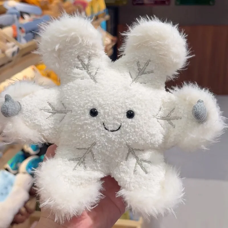

JC Fun Winter Snowflake Plush Toy Christmas Doll Soothing Doll as a gift for your girlfriend