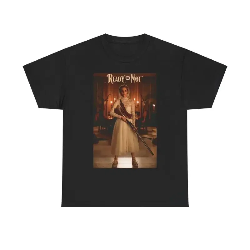 Ready Or Not Horror Movie T Shirt Samara Weaving