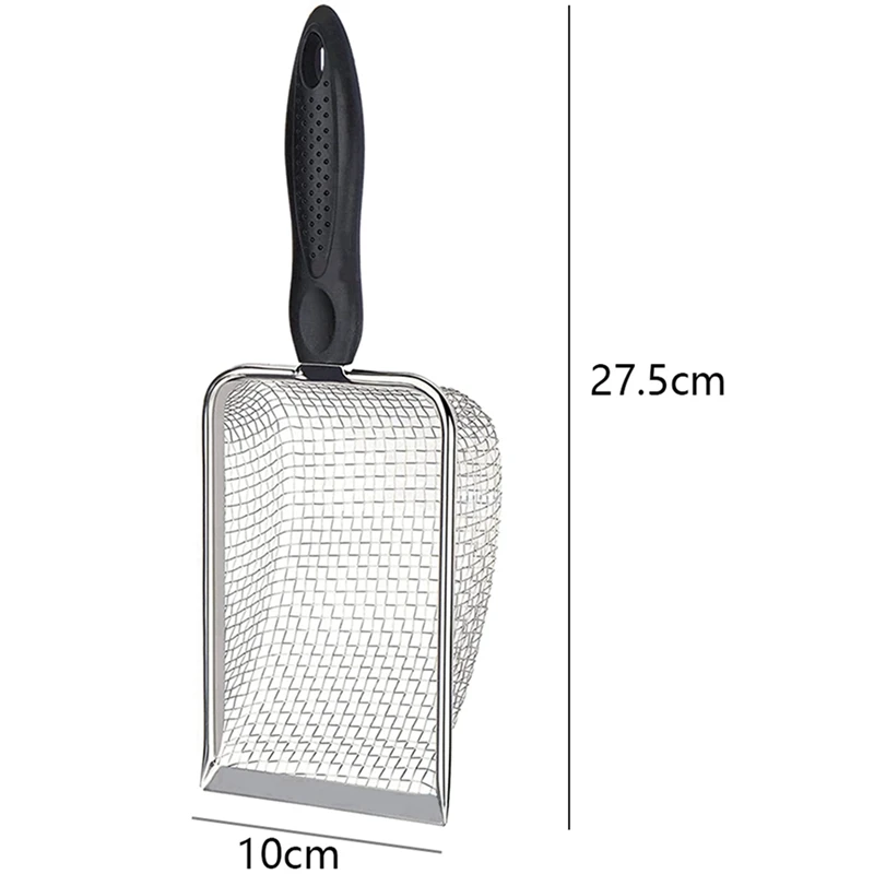 2X Beach Mesh Shovel For Shell Collecting, Kids Filter Sand For Picking Up Shells Sifter Dipper images - 6