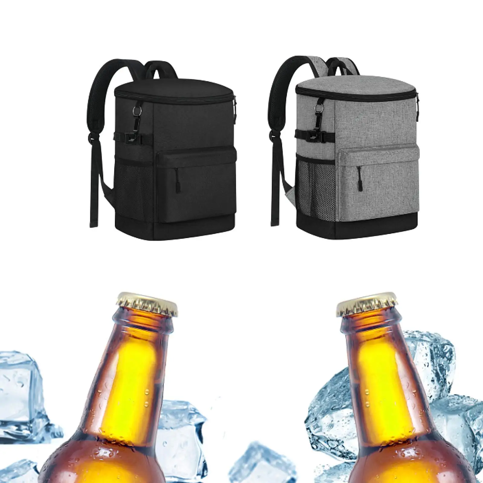 Backpack Cooler Cooler Bag Large Capacity Lunch Cooler Soft Rucksack Cooler Rucksack Thermal Bag for Men Women Travel Camping