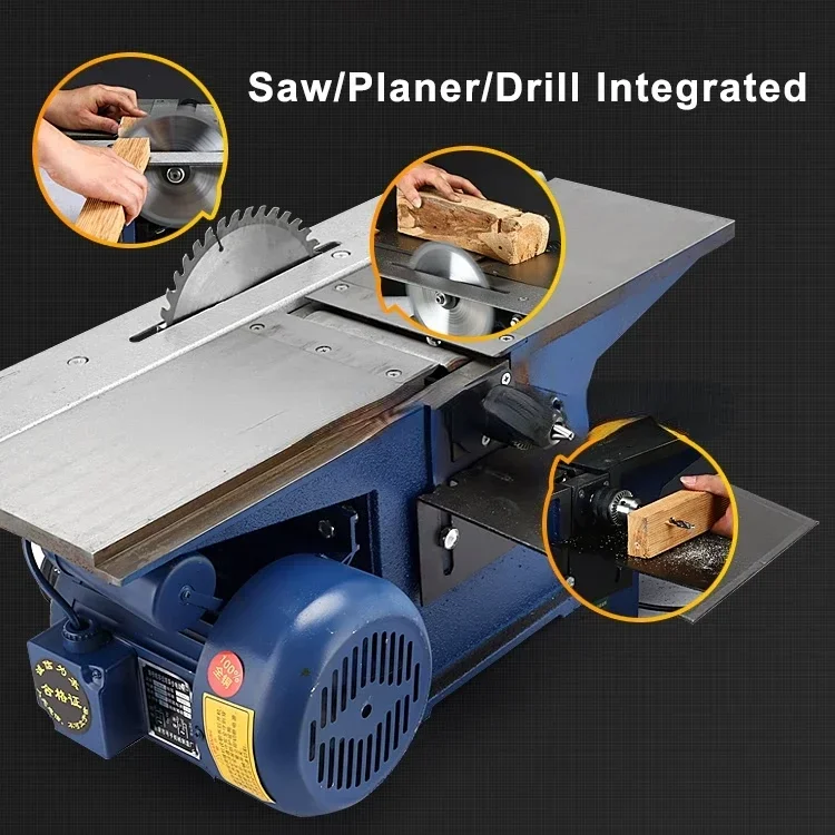 Heiße verkäufe Multi-funktion Holzbearbeitung Maschine Werkzeug Elektrische Hobel Kettensäge Tisch Kreissäge High Power Schneiden Bohren Holzbearbeitung Mach