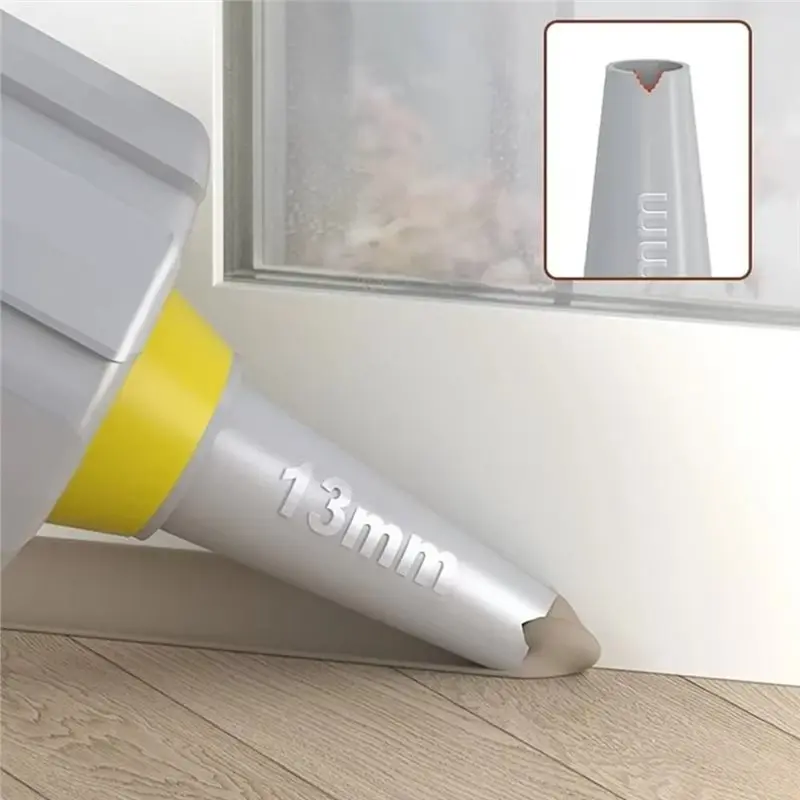 ABDJ-Multi-Function Detachable Caulking Tips 15PCS V-Shaped Caulking Nozzle Kit For Window Door Structural Sealant Application