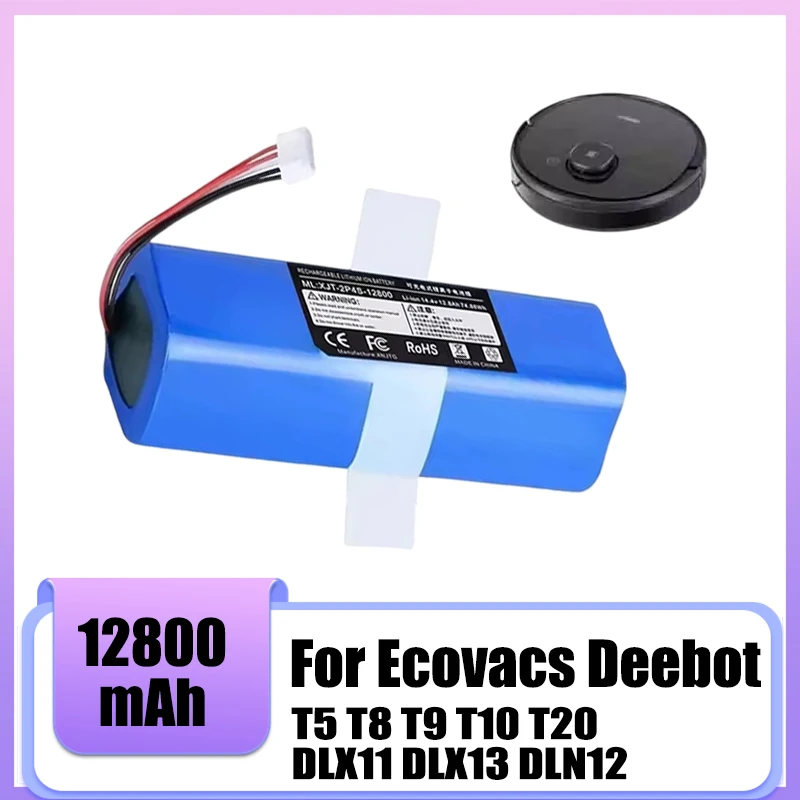 6500 мАч 14,4 В робот-пылесос, сменные аккумуляторы для Ecovacs Deebot X1 Ozmo T5 T8 T9 950 DX9G DX93 DX96 DLX11-54